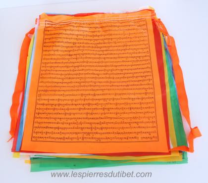 Drapeaux à prières tibétain lungta à longueur 6,30m