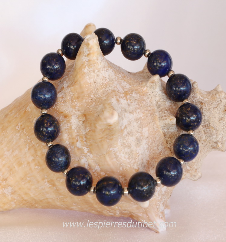 Bracelet pierre lapis-lazuli