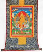 Thangka tibétain Divinité Vaishravana