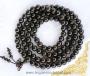 Mala Tibétain bois de santal noir 108 perles